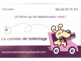 Le camion de toilettage