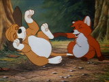 La chanson « Deux bons copains » dans « Rox et Rouky » (1981)