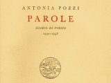 La page de couverture du recueil « Parole : Diario di poesia 1930-1938 », écrit par Antonia Pozzi