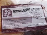 Les barquettes BARF, prêtes à servir.