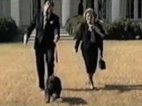 La rencontre entre le président Reagan, la ministre Thatcher et Lucky, le Bouvier des Flandres
