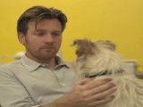 Ewan McGregor discute avec un chien dans le film « Beginners »