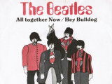 La jaquette d'un album des Beatles comportant les titres « All together Now » et « Hey Bulldog »