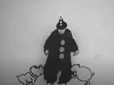 KoKo le clown et son chien dans le film d'animation « The Clown's Pup » (1919)