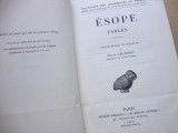 Page de couverture du recueil « Fables d’Ésope », publié en 1927 par Émile Chambry