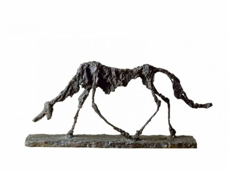 La statue « Le Chien » d'Alberto Giacometti