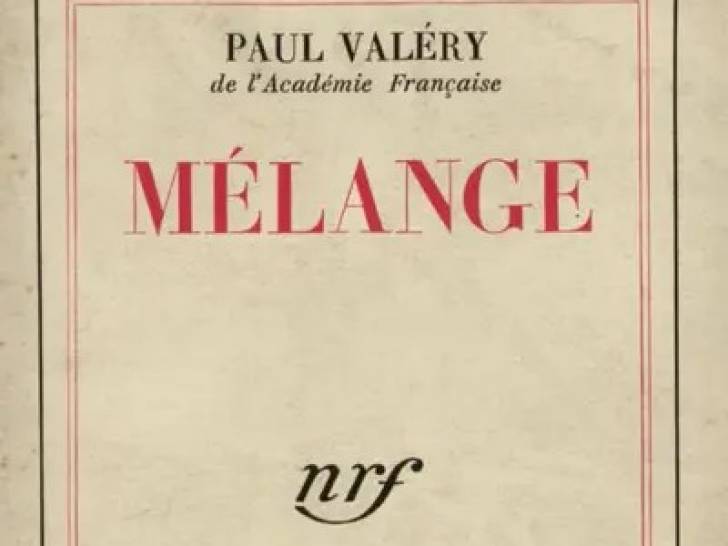 La couverture du recueil «Mélange », écrit par Paul Valéry