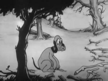 Le dessin animé « The Moose Hunt » avec Pluto (1931)