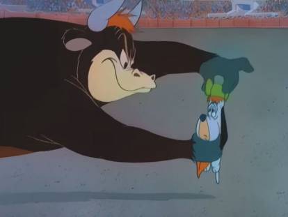 Un extrait du dessin animé « Droopy toréador » (1949)