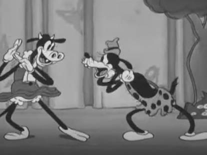 Le dessin animé  « Oprhan's Benefit » (1934) avec Dingo