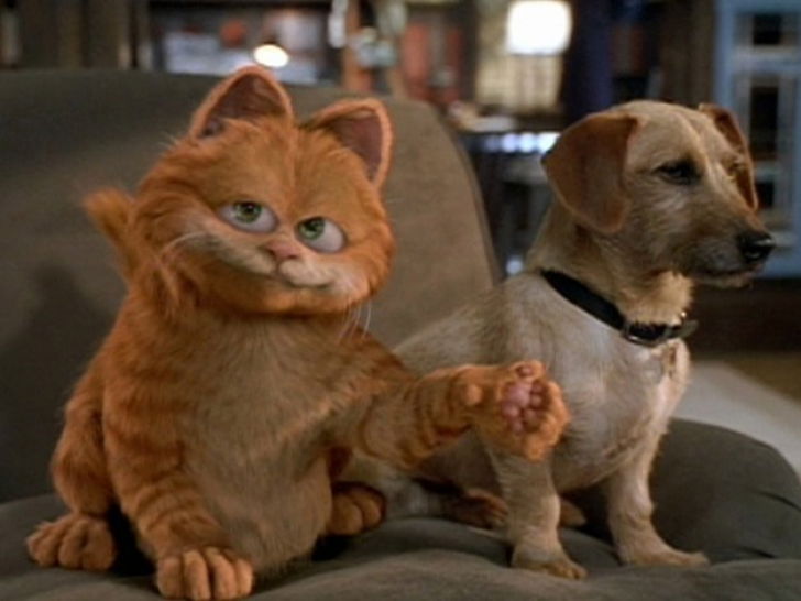 Race Du Chien Dans Le Film Prey Odie dans « Garfield », de Peter Hewitt (2004)