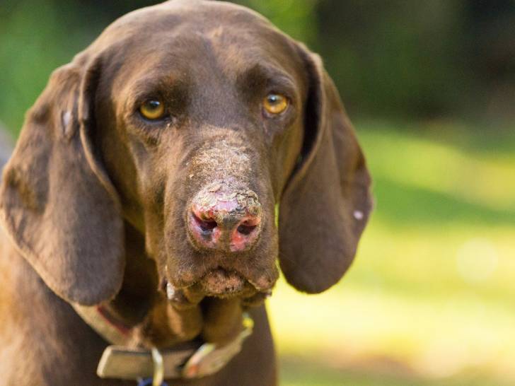 Le lupus cutané du chien : symptômes, traitement...