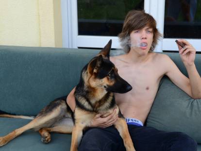Tabagisme passif du chien : l'effet du tabac sur les chiens