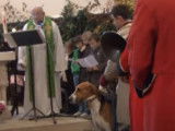 Une messe de Saint Hubert en amont d'une chasse à courre