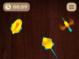 Une capture d'écran de l'application Jolly Pet montrant différents jouets