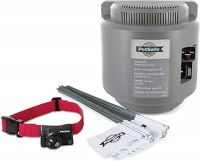 Un collier anti-fugue sans fil pour chien avec boîtier