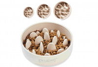 Des gamelles anti-glouton de différentes tailles