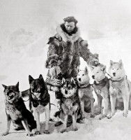 Léonhard Seppala, le premier gagnant de la course "All Alaska Sweepstakes" 
