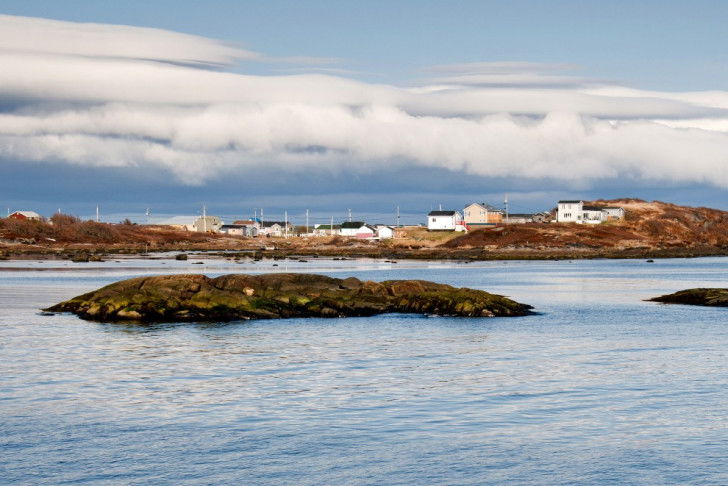 Une photo de la côte nord du golfe du Saint-Laurent
