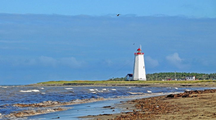 Une photo d'un phare dans le golfe du Saint-Laurent