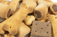 Des biscuits pour chien fourrés à la viande