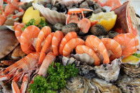 Un plateau de fruits de mer