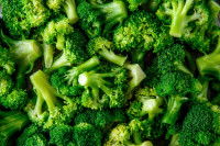 Des morceaux de brocoli cuit