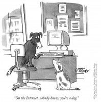 Le dessin devenu un mème « On the Internet, nobody knows you're a dog »