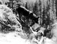 Une sc&egrave;ne du film &laquo; The Silent Call &raquo; (1921)