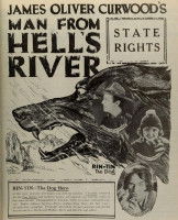 L'affiche du film &laquo; The Man from Hell's River &raquo;, le premier film avec Rintintin