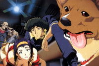 Le chien Ein et les autres personnages de l'anime « Cowboy Bebop »