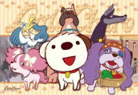 Le chien Charo, héros de l'anime japonais « Little Charo »