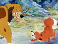 Rox et Rouky ennemis (©Disney)