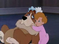 Nana avec Michel (©Disney)