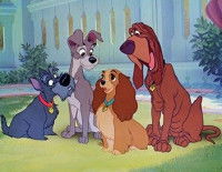 Lady, ses amis et Clochard (©Disney)