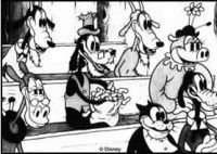 La première apparition de Dippy Dawg dans « Mickey's revue », en 1932