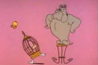 Hector le Bulldog faisant face à Titi