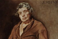 Portrait du Grec Ésope, plus grand fabuliste de l'Antiquité