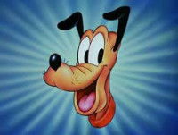 La tête de Pluto, le célèbre chien de Disney