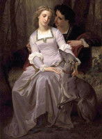 « Tristan et Iseut », tableau du peintre Hugues Merle