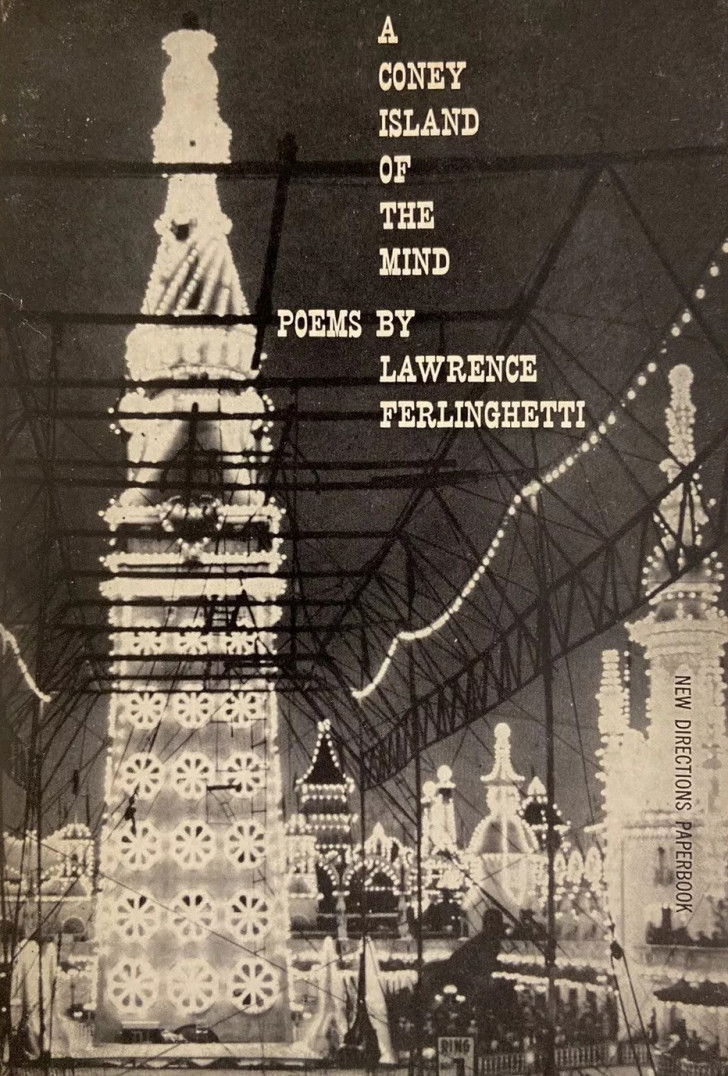 La couverture du recueil « A Coney Island of the Mind », écrit par Lawrence Ferlinghetti