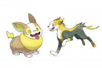 Les Pokémon Voltoutou et Fulgudog