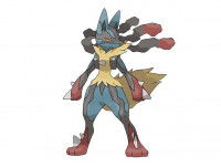 Méga-Lucario, méga-évolution du Pokémon Lucario