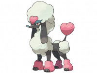 Le Pokémon Couafarel avec sa coupe cœur