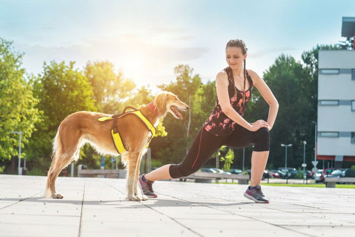 Séance d'étirements