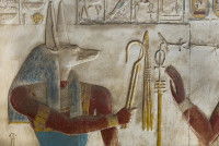 Anubis, le dieu égyptien à l'apparence humaine et animale