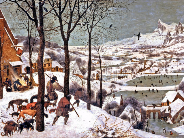 « Chasseurs dans la neige », de Pieter Brueghel l'Ancien (1565)