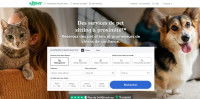 La page d'accueil de Rover, une plateforme en ligne pour trouver un pet-sitter