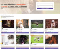Une capture d'écran du site PhotoPresta