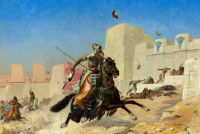 Une peinture du roi Cambyse au siège de Péluse, par Paul-Marie Lenoir